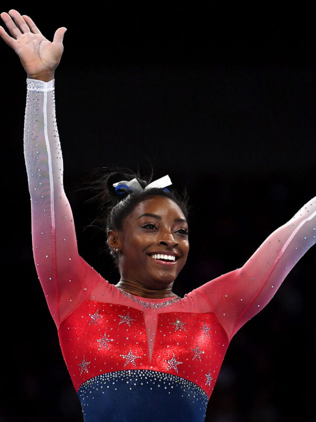 Following a difficult vault, Simone Biles creates history in the world gymnastics championship